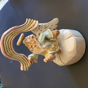 David Frykman old angel with rainbow plus music box